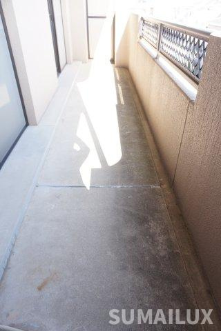 熊本市東区長嶺南８丁目の賃貸マンションのバルコニー