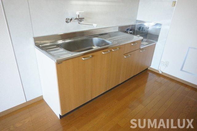 熊本市東区長嶺南８丁目の賃貸マンションのキッチン