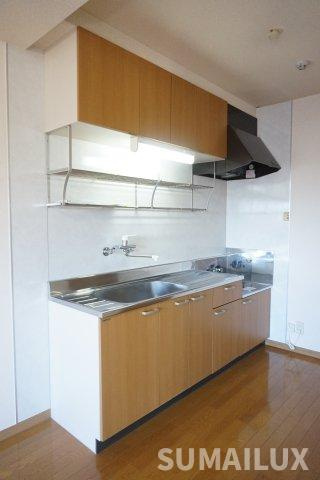 熊本市東区長嶺南８丁目の賃貸マンションのキッチン