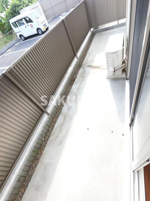 カーサ デルソーレ Ａのバルコニー