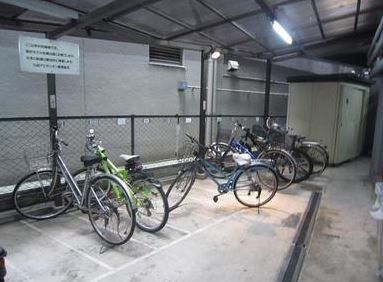 九段アビタシオンのその他共用部分|駐輪場