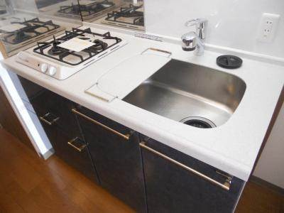 ベラジオ烏丸三条のキッチン|２口ガスキッチン