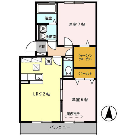 【間取り】 | グランドアベニューⅡ番館