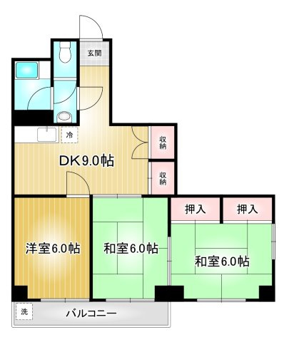 NTビル白壁|名古屋市の賃貸ならMy賃貸の間取り|ＮＴビル