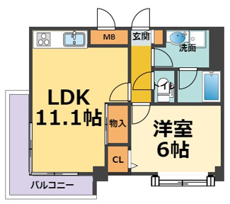【間取り】 | アルシュ甲子園口 | アルシュ甲子園口
