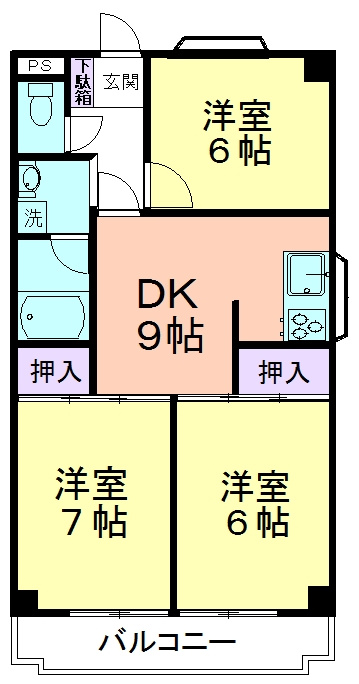 ホワイトプラザの間取り