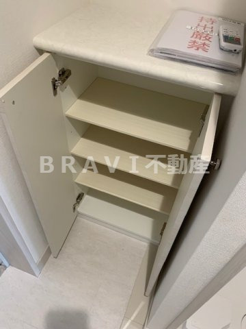 エスカーサ大阪WEST九条駅前　BRAVI不動産の収納|【エスカーサ大阪WEST九条駅前】シューズボックス