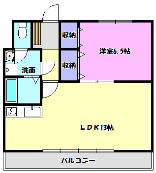 ラフィーネコートの間取り