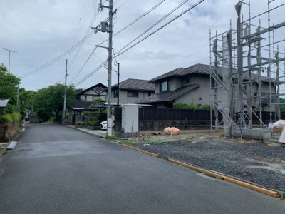 【前面道路含む現地写真】 | 大津市仰木の里1丁目1-4付近　新築分譲地