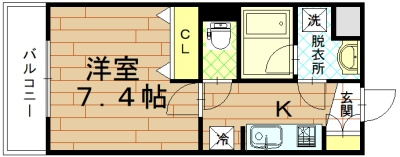 トサキパークコート西京極の間取り