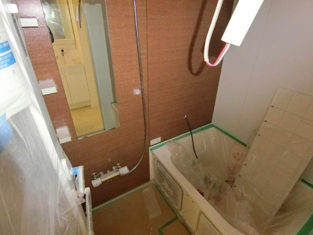 トサキパークコート西京極の浴室|追炊き機能付バス