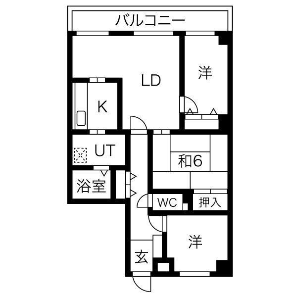 アピアランス平岡の間取り