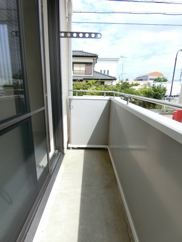 グランメールＡ棟のバルコニー