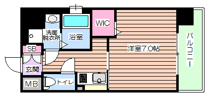 【間取り】 | レオンヴァリエ大阪ベイシティⅡ