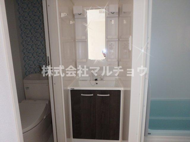 ハイツ伸城の独立洗面台