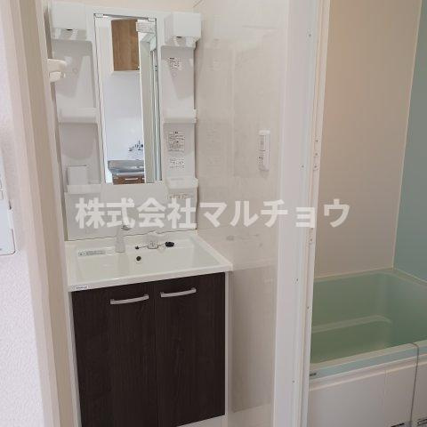 ハイツ伸城の独立洗面台