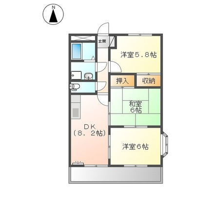 【間取り】 | グランディール羽根