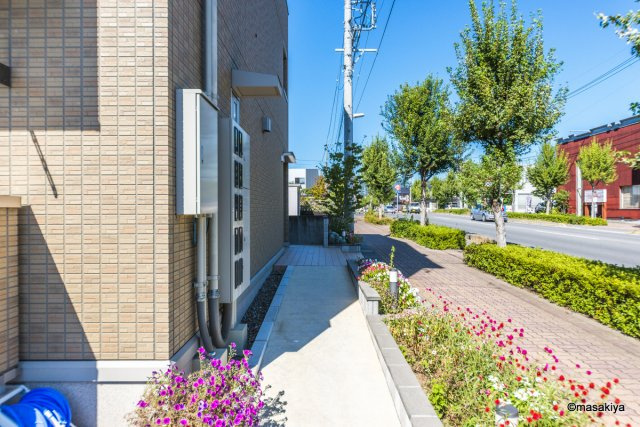 イナダ　バイシュラインのエントランス