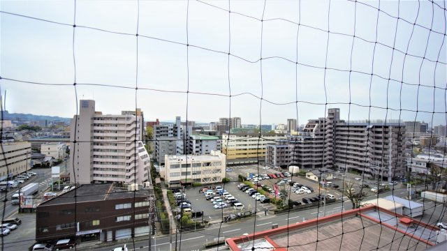 ラフォーレ諏訪野セントレの展望|南バルコニーからの眺めです。東側眺望です。