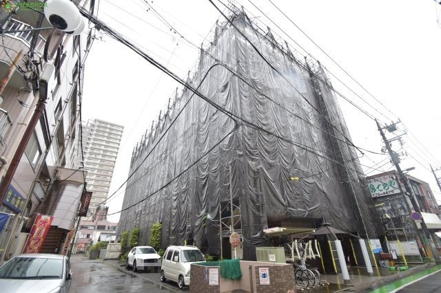 上尾市柏座１丁目　中古マンション　グランパーク上尾の外観|現在の写真　6/2