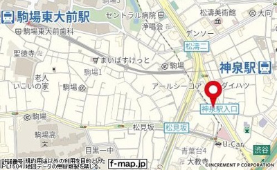 【地図】 | 菱和パレス渋谷西