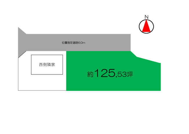 【土地図】 | 売地：邑楽町中野125坪