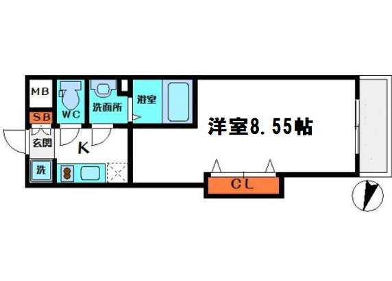 【間取り】 | Luxe都島Ⅱ