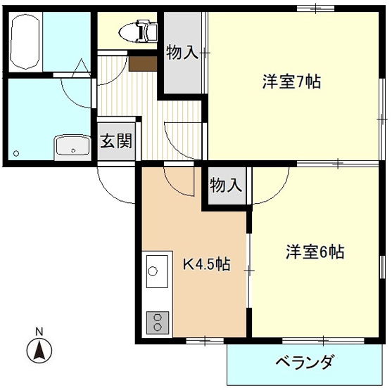 【間取り】 | シルクハイツ天川