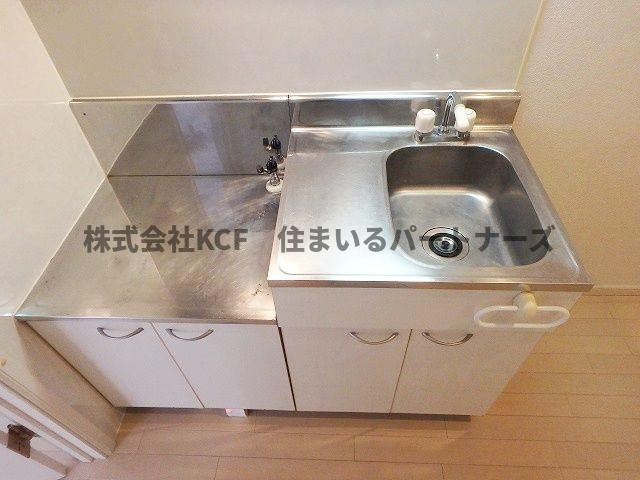 リブレア久留米駅前A棟のキッチン|きれいなキッチンです