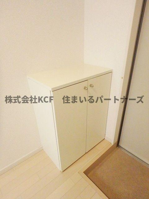 リブレア久留米駅前A棟の玄関|明るい玄関です