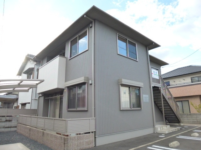 倉敷市水江のアパートの外観