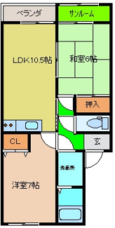 【間取り】 | サンライズ原