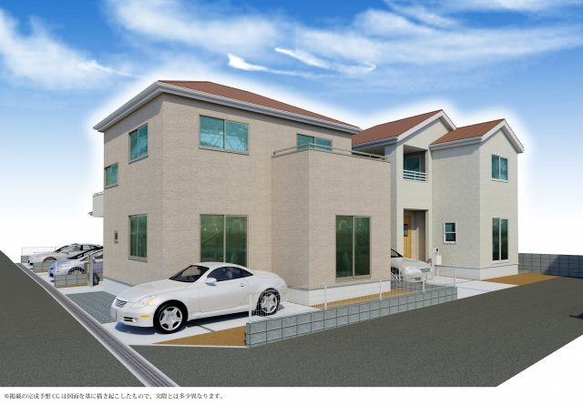 リーブルガーデンズ児島・赤崎１丁目の外観パース