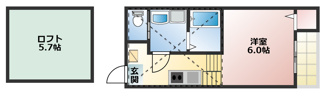 【間取り】 | サニーベール志賀町 | 略図の為、現状優先