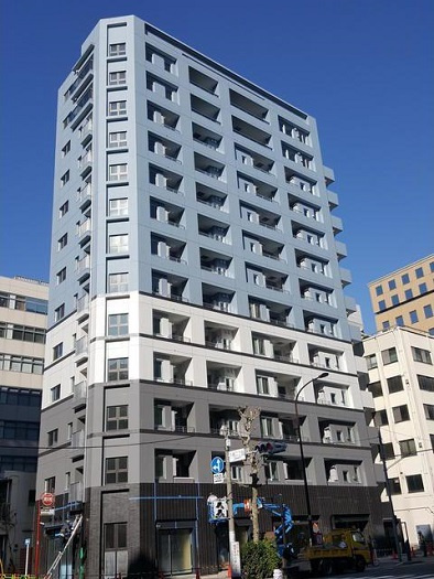 中央区新富１丁目の賃貸マンションの外観
