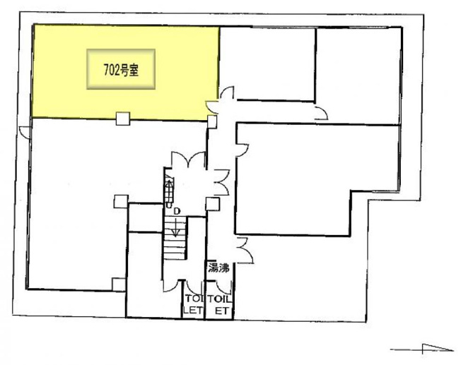 【間取り】 | サンアール堂北ビル