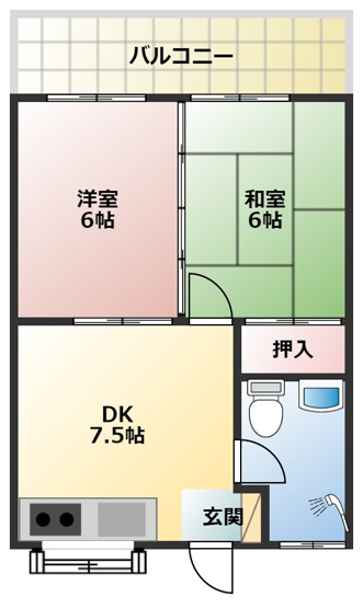 【間取り】 | ボアソルテ野嵩