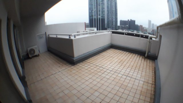 江東区豊洲３丁目の賃貸マンションのバルコニー|反転タイプになります