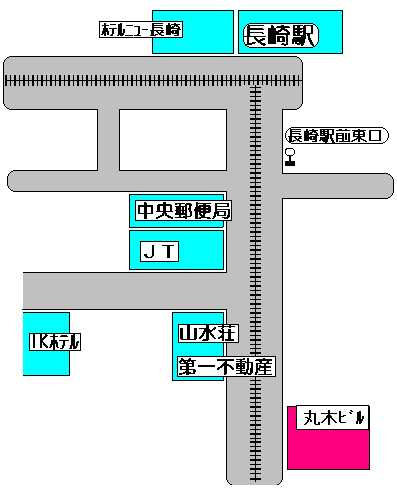 丸木ビルの地図