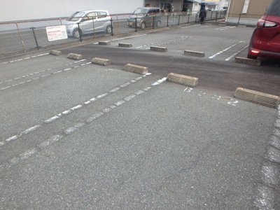 【駐車場】 | グランパレＫ A | 総社市井手　グランパレＫ　1LDＫ　駐車場
