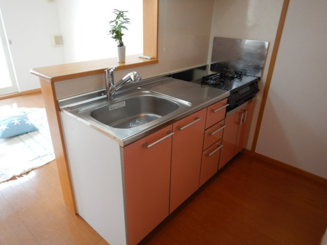 グランパレＫ Aのキッチン|総社市井手　グランパレＫ　1LDＫ　キッチン