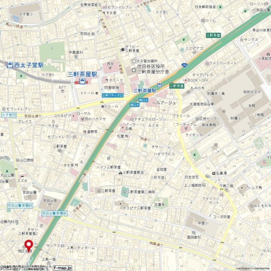 【地図】 | ステージファースト三軒茶屋Ⅱ