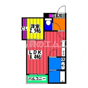 【間取り】 | Ｇ－Ｓｍａｒｔ永松 | Ｇ－Ｓｍａｒｔ永松の間取り