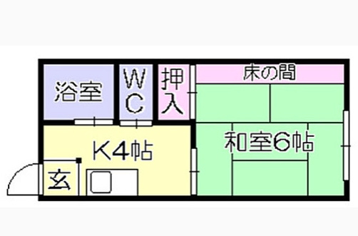 リトルハイツの間取り