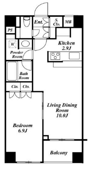 【間取り】 | スペーシア三軒茶屋弐番館