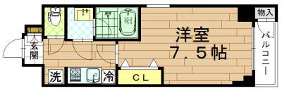 グラマシー京都（旧リエトコート塩小路堀川）の間取り