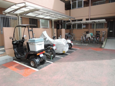 【その他共用部分】 | 大口ダイヤモンドマンション | 駐輪場・バイク置場