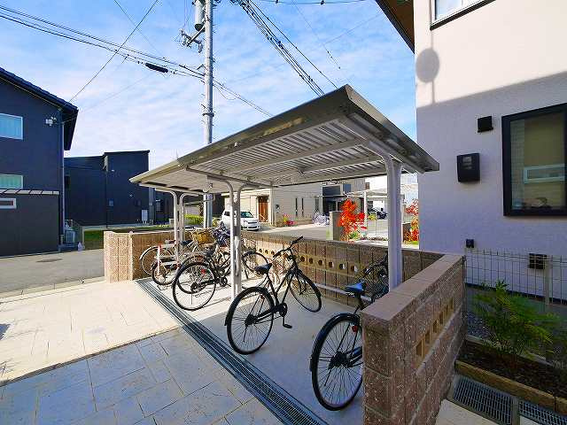 ミニョンフルールのその他共用部分|駐輪場完備です