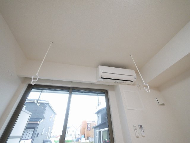 ミニョンフルールの設備|室内物干しがあります