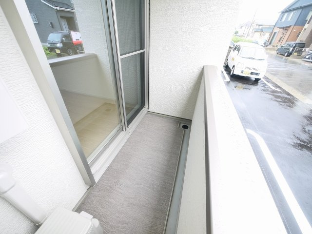 ミニョンフルールのバルコニー|開放的で明るい空間を演出してくれるバルコニーです